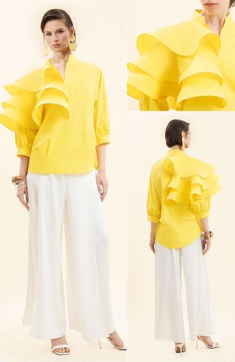 Brianna Yellow blouse