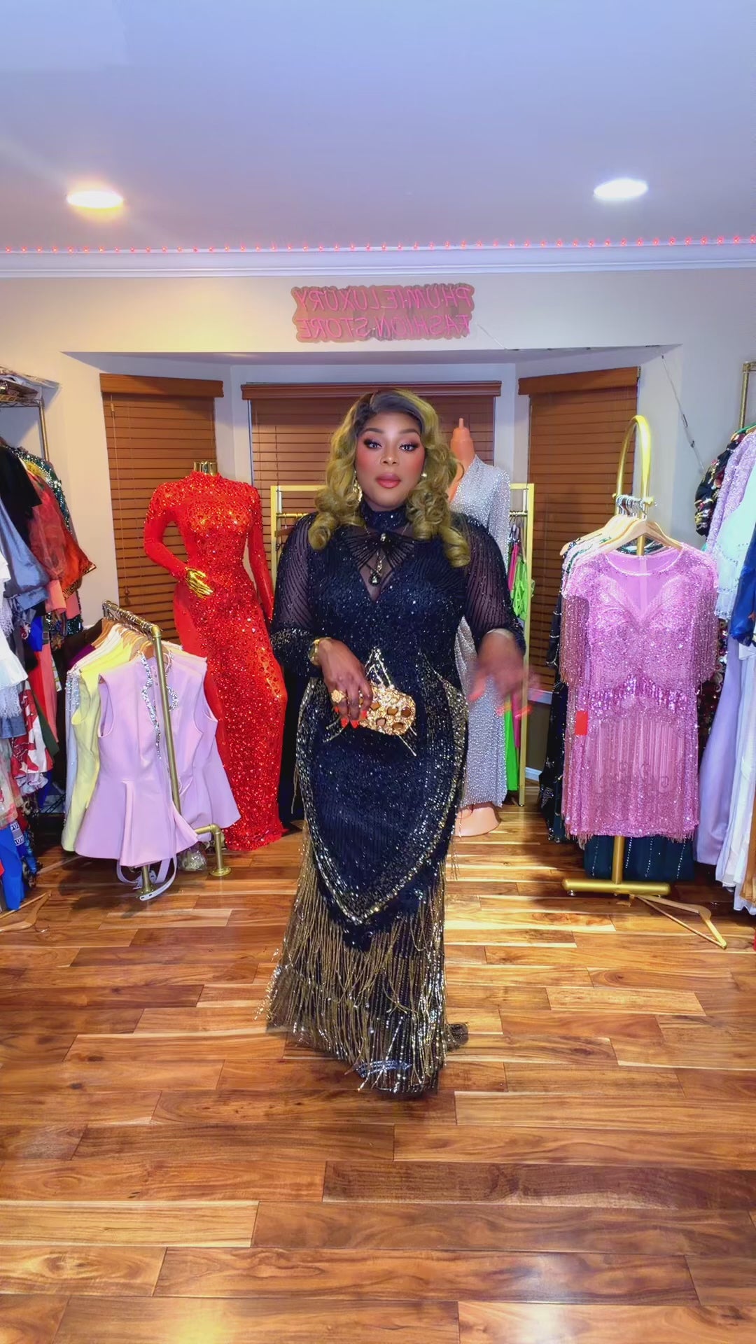 Adel Luxury Fringe Dress