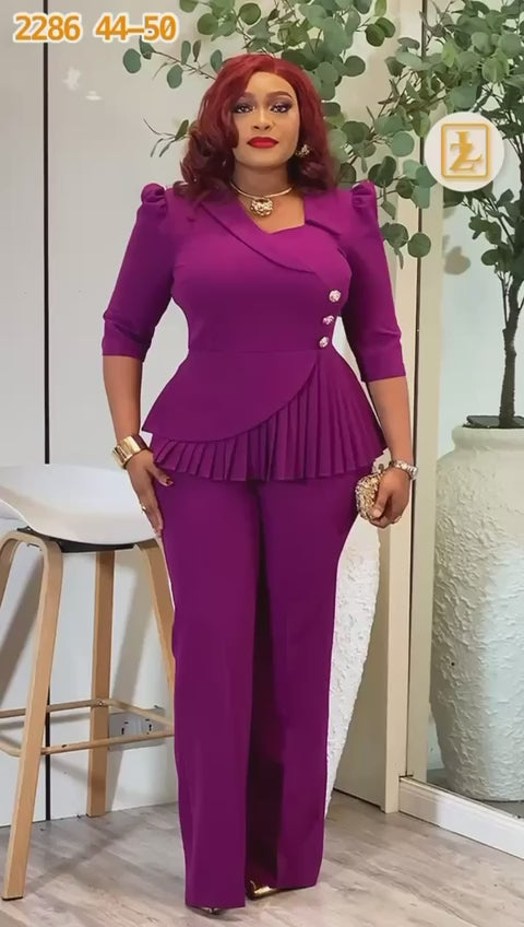 Aliya Peplum Set