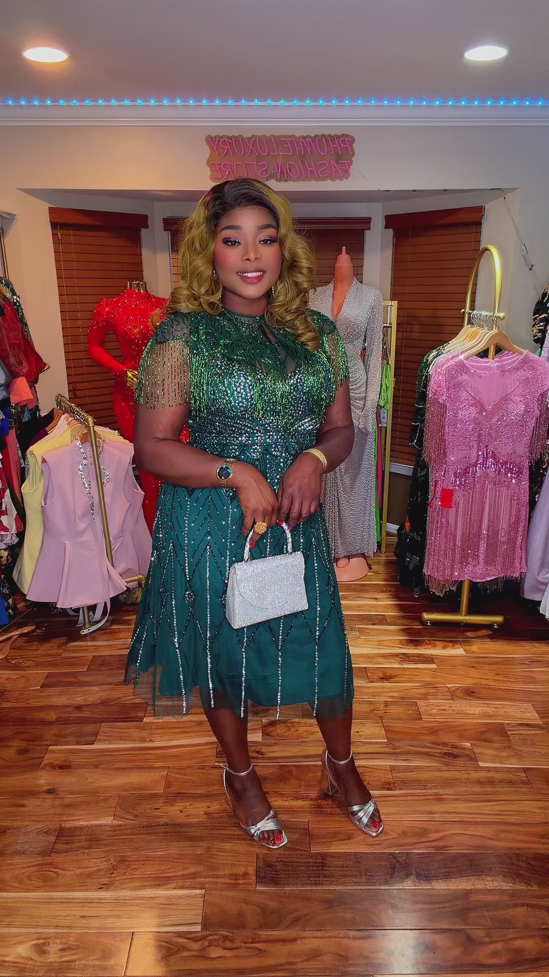 Demmy Embroidery fringe Dress